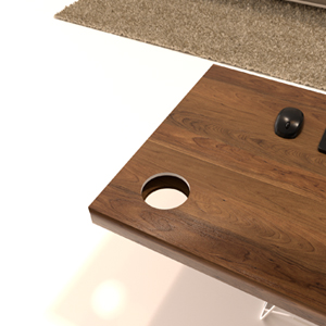 DESKTOP POWER GROMMET Installation Step 1