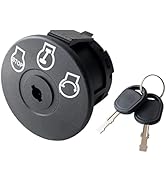 Annolai Lawn Mower Ignition Switch with Key 5 terminals for MTD Craftsman Ariens Bad Boy Zero Tur...