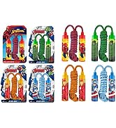 Marvel Avengers Jump Rope for Kids (4 Packs Assorted) Spiderman Ironman Captain America and Hulk ...