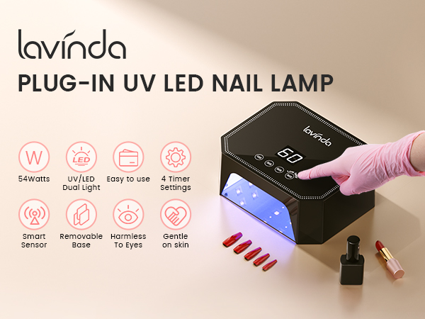 plug-in uv nail lamp uv light for gel nails