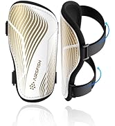 Shin Guards Soccer Kids Youth, CE Certified AirsFish Shin Guard Protection Gear for 2-18 Years Ol...