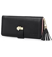 Pomelo Best RFID Wallets for Women Multi Card Slots ID Window | Large Capacity, 11 Card Slots, 3 ...