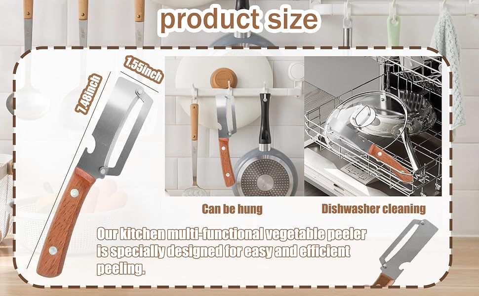 Multi-Functional Vegetable Peeler