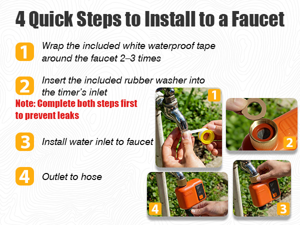 4 Quick Steps to Install to a Faucet