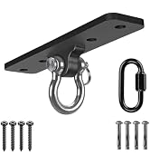 Dolibest Ceiling Mount Swing Hanger Heavy Duty Swing Set Hook for Porch Swing Hammock Chair Yoga ...
