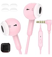 Wired Earbuds 3.5mm Jack with Mic for Chromebook Laptop PC Stereo Ear Buds | HiFi Plug in Ear Ear...