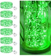 6 Pack Fairy Lights Battery Operated - 7ft 20 Led Twinkle Lights 3 Modes, Bulk Mini String Lights...