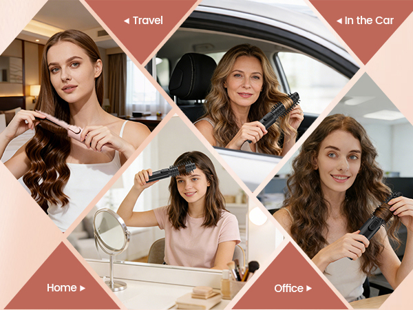 Cordless Hair Curler for Travel