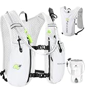 N NEVO RHINO Running Vest,Hydration Vest 5L with 1.5L Water Bladder,Lightweight Hydration Pack Wa...