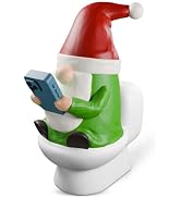 Cuayaes Christmas Gnomes Figurine, Resin Funny Gnomes Christmas Decorations for Indoor Mantel Tab...