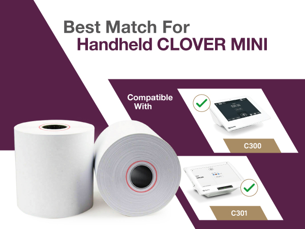 clover mini receipt paper