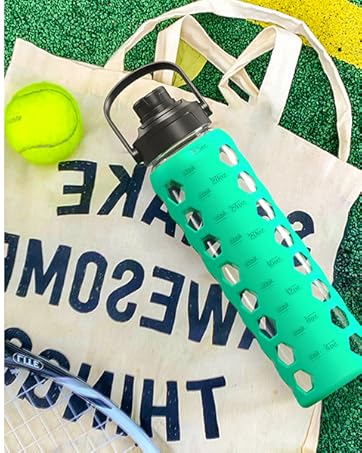 glass water bottles