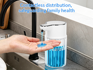automatic rechargeable liquid soap dispenser for kitchen