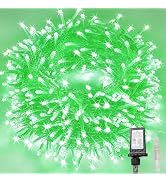 88FT 240LED Extra-Long Connectable String Lights Indoor Outdoor Clear Wire, Green Christmas Strin...