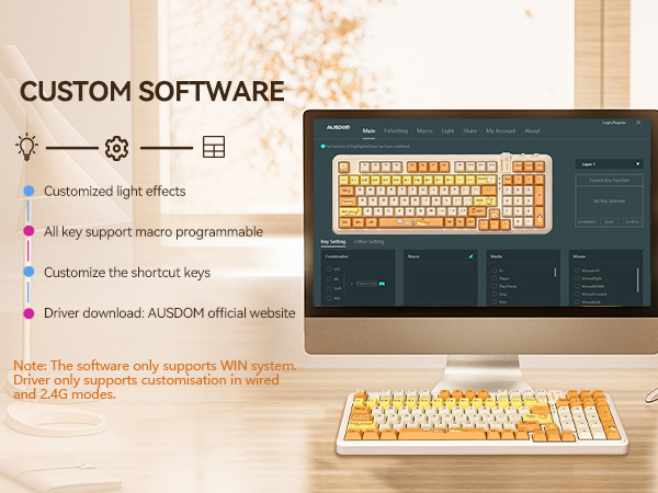 wireless gaming keyboard