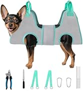 Dog Grooming Hammock, Dog Grooming Harness for Small Dogs, Dog Hanging Harness for Nail Trimming ...