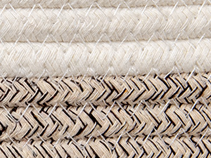 hanging woven basket
