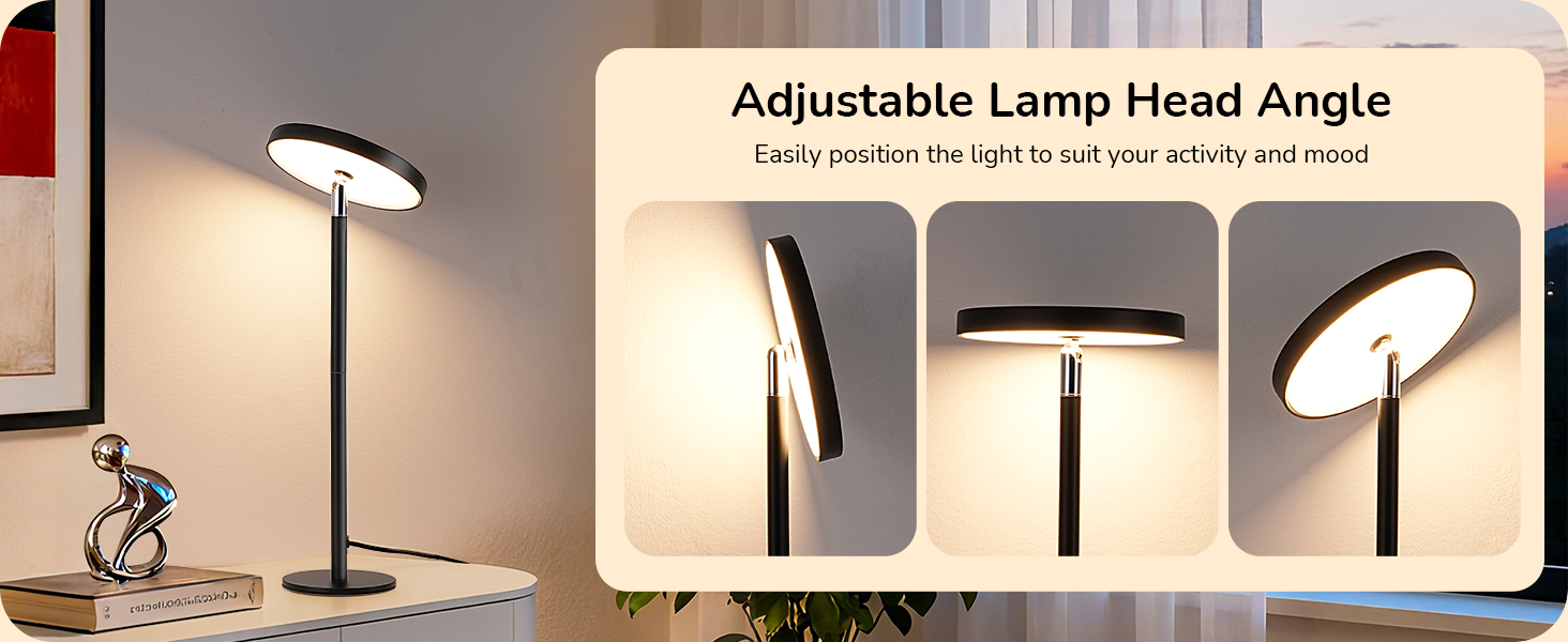Adjustable Lamp Head Angle