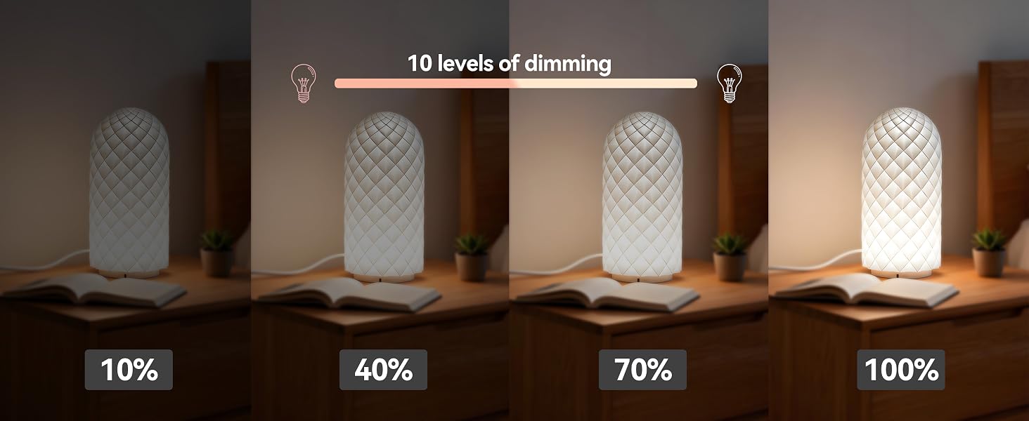 10 levels of dimming
