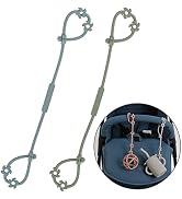 Toy Safety Straps, Silicone Pacifier Clips Sippy Cup Strap Stretchable Adjustable for Strollers, ...