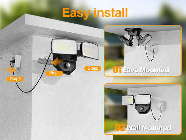 dusk to dawn flood lights outdoor