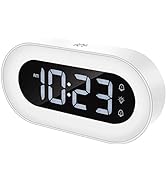 Led Digital Alarm Clock with Snooze, Night Light, 0-100% Brightness Dimmer, Adjustable Alarm Volu...