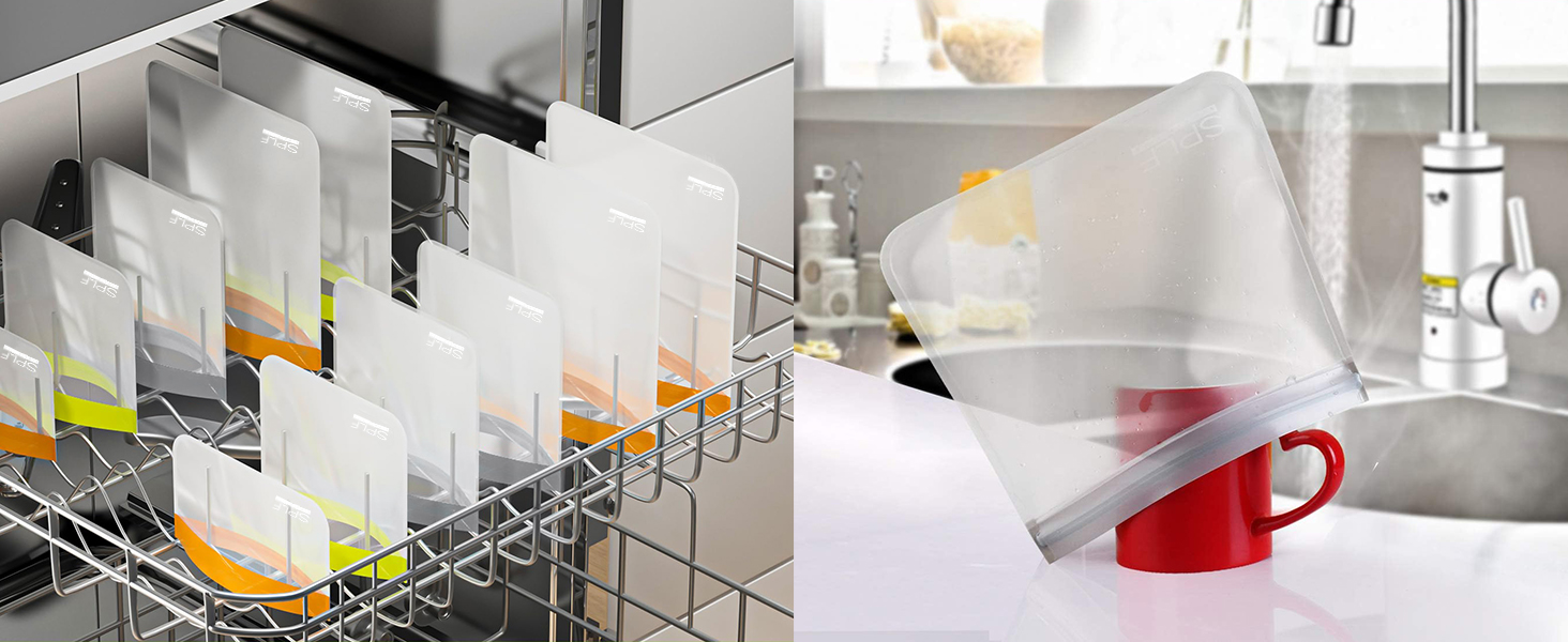 dishwasher safe reusable ziploc bags