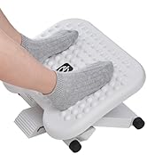 HUANUO Adjustable Desk Footrest, Foot Rest for Under Desk at Work with Massage, Adjustable Foot S...