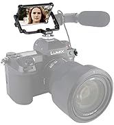 NICEYRIG Vlog Selfie Mirror Camera/Phone TikTok Twitch YouTube Live Cold Shoe Mount 360° Flip Scr...