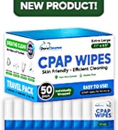 CPAP Wipes Travel Box 50 Individually Wrapped wipes.