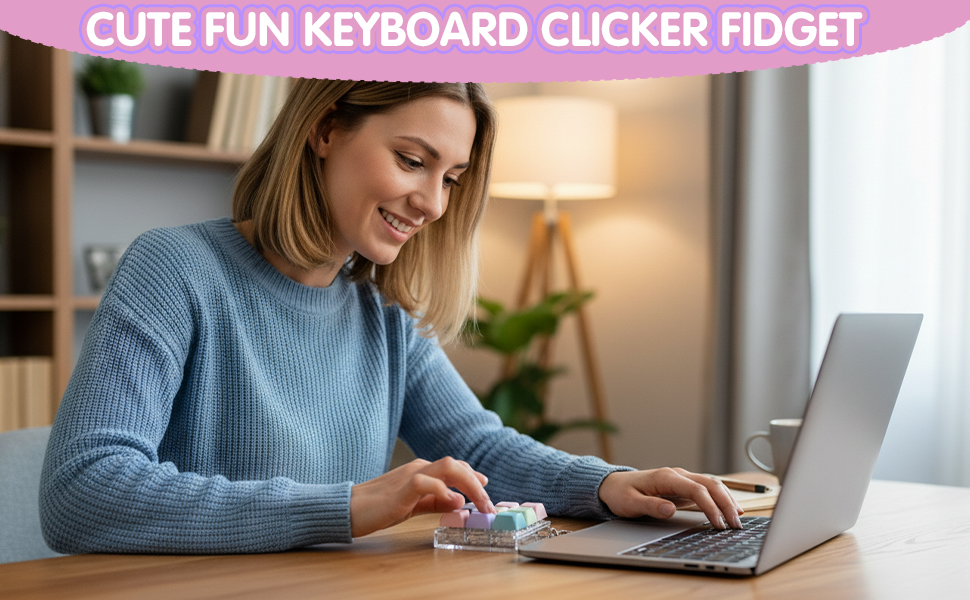 Cute Fun Keyboard Clicker Fidget