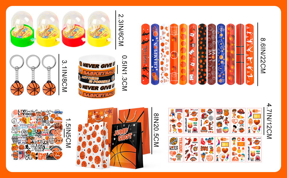 basketball party keychain