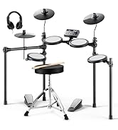 Donner Electric Drum Set, DED-70 NEW Electronic Drum Kit for Beginner with 150 Sounds, 4 Quiet Me...