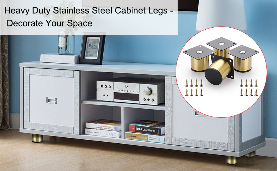 Stainless Steel Furniture Legs 2 Inch
