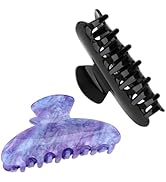 2 Pack Hair Claw Clips for Women, Acrylic Claw Clips for Thick Hair Non-slip Clip for Hair, Large...