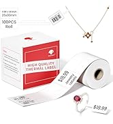 Phomemo Label Paper, Jewerly Price Tag Labels Compatible with M100/M110/M120/M200/M220/M221 Label...