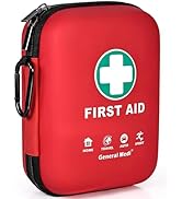 General Medi First Aid Kit - 170 Pieces Hard Case and Lightweight - Great for Travel, Home, Offic...