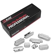 CKAuto P Zinc Clip-On Wheel Weights Assortment for Steel Rims, 100 pcs/Box | 0.25 oz, 0.5 oz, 0.7...