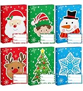 Cute Cartoon Christmas Gift Card Boxes Holder with To From Greeting Card, Small Christmas Present...