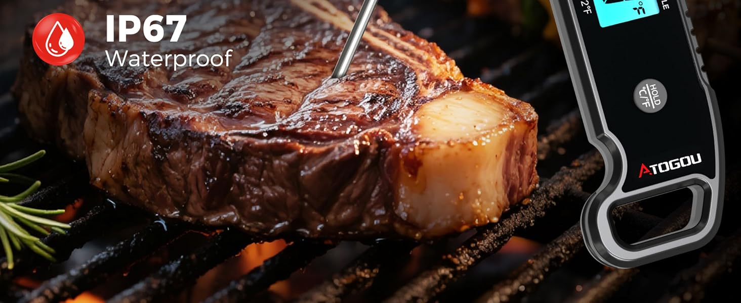ATOGOU Thermocouple Meat Thermometer