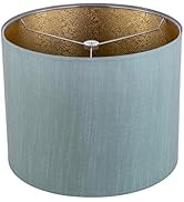 Wellmet Drum Lampshades, Easy Assembly Required Replacement Lamp Shades, Fabric Lampshades for Ta...