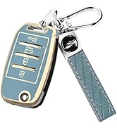 MILD EAST for Kia Flip Key Fob Cover, Soft TPU Key Shell Case for Sorento Sportage Rio Soul Forte...