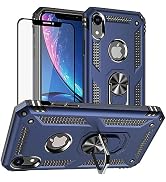 Yiakeng for iPhone XR Case, iPhone XR Phone Case with Screen Protector, Military Grade Protective...