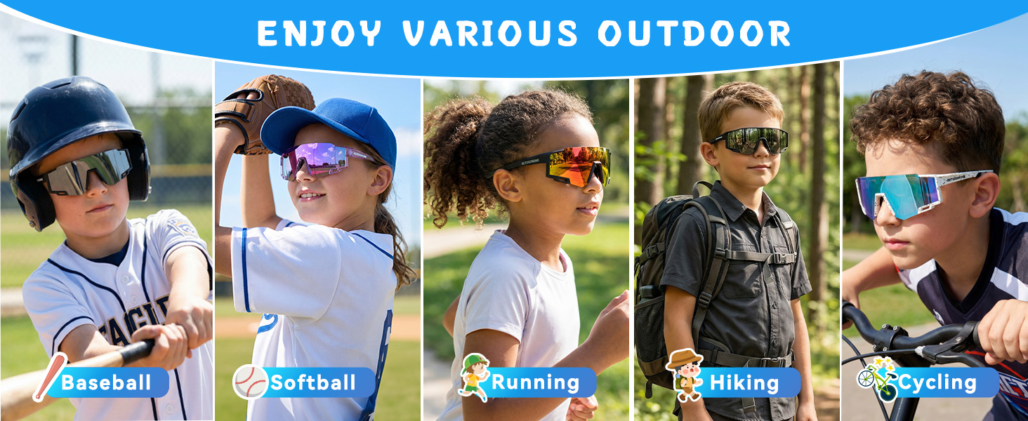 kids baseball sunglasses