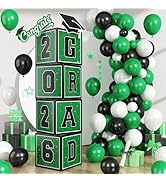 2026 Graduation Decorations, 4Pcs Graduation Boxes, So Proud of You and Class of 2026 Grad Balloo...