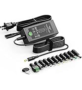 Basicvolt 45W Universal 15V 13.5V 12V 9V 7.5V 6V 5V DC Power Supply, Switching AC Adapter Replace...