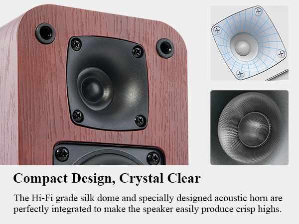 Powered Bookshelf Speakers