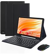 XCHYTECHER Keyboard Case and Mouse for Fire HD 10/10 Plus 2021/2023 10.1 inch (11/13th Gen...