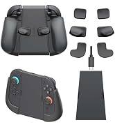 IFYOO NexGrip 3 Set GL/GR Back Buttons, Charing Stand and Grip for Nintendo Switch 2 Joycons, Hol...