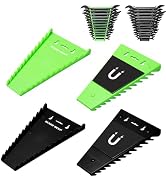 SUNHZMCKP 4 Pack Wrench Organizer for Toolboxes, Magnetic Wrench Rack Tool Trays, Wrench Holder u...